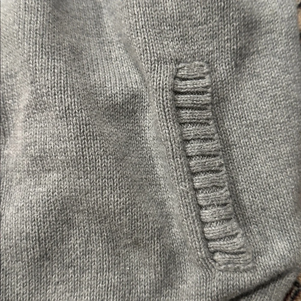 Gymboree Gray and Blue Patterned Sweater
